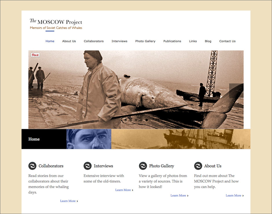 The Moscow Project Website