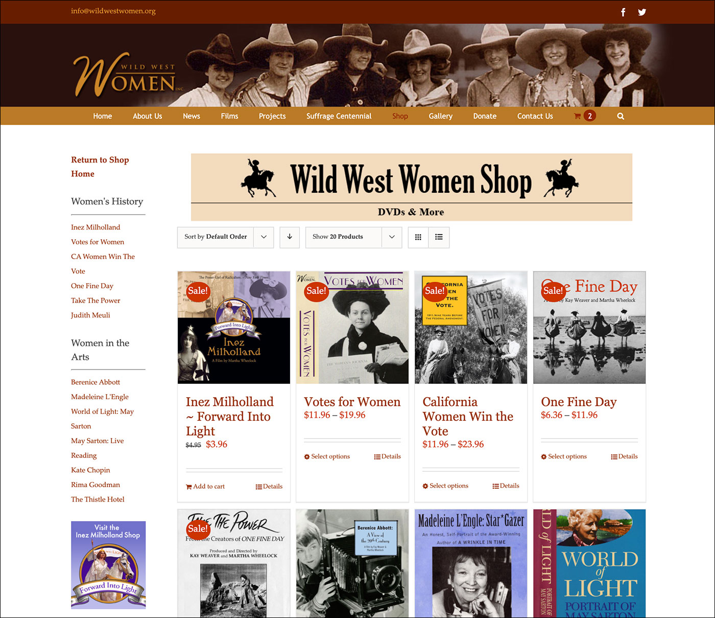 Wild West Women Shop