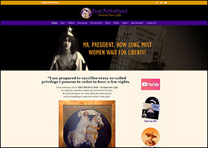 Inez Milholland Website Homepage