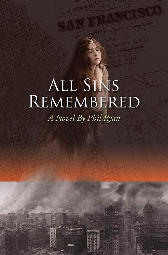 "All Sins Remembered" book design (Cover)
