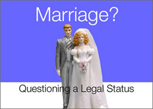 Book cover proposal for "Marriage? Questioning a Legal Status" by Anita Bernstein